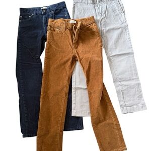 Crewcuts Kids Casual Bottoms - Navy, Brown, and Light Gray